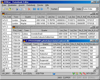 Geo data Europe and International screenshot