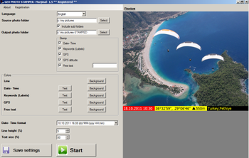 Geo Photo Stamper screenshot