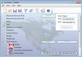 Geo Router screenshot