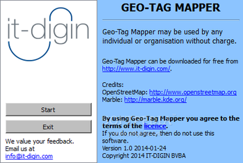 Geo-Tag Mapper screenshot
