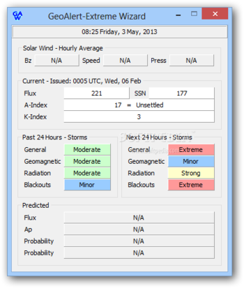 GeoAlert-Extreme Wizard screenshot