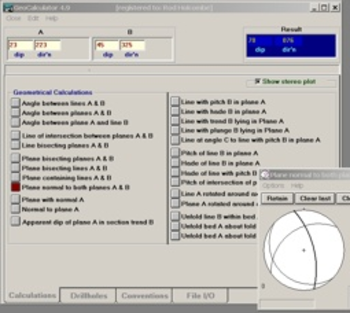 GeoCalculator screenshot