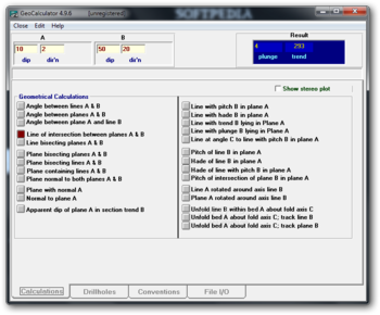 GeoCalculator screenshot