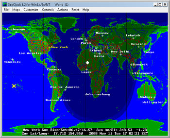 GeoClock screenshot 2