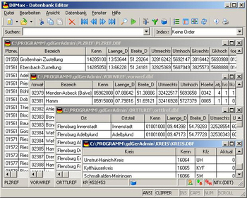Geodaten German Admin screenshot