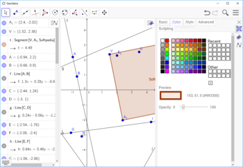 GeoGebra screenshot 4