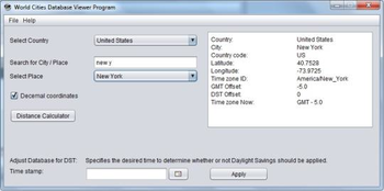 GeographicDB Viewer screenshot