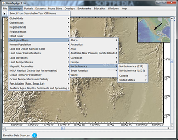 GeoMapApp screenshot 2