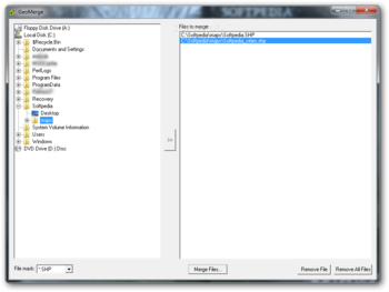 GeoMerge screenshot