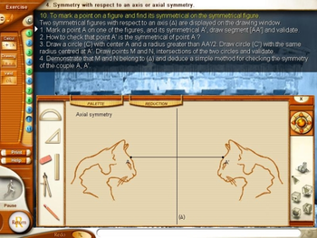 Geometry 1: Symmetries, Thales, Pythagoras, Figures screenshot