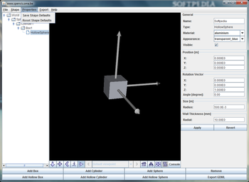 Geometry Definition Tool for SPENVIS screenshot 3