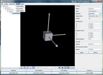Geometry Definition Tool for SPENVIS screenshot 4