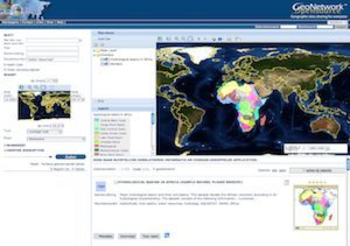 GeoNetwork screenshot