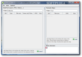 Geopublisher screenshot