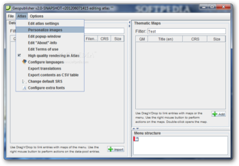 Geopublisher screenshot 2