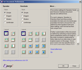 George for PowerPoint 2010 screenshot