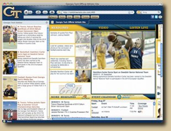 Georgia Tech Firefox Browser Theme screenshot 2