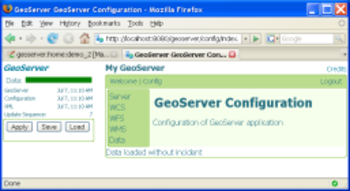 GeoServer Portable screenshot