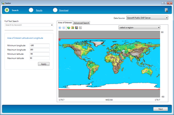 Geosoft Plug-in for ArcGIS screenshot
