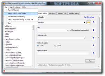 Geospatial Modelling Environment screenshot 2