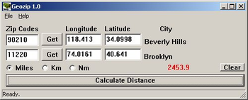 Geozip screenshot 3