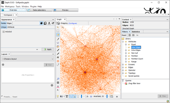 Gephi screenshot