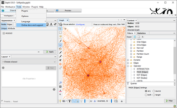 Gephi screenshot 4