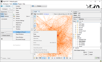 Gephi screenshot 5