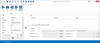GermaniX Transcoder screenshot 10