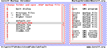 Gerolf Markup Shredder screenshot 2