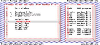 Gerolf Markup Shredder screenshot 3