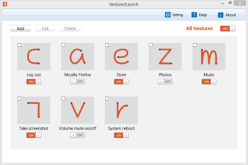 Gesture2Launch Basic Version screenshot