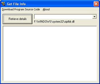 Get File Version Tool screenshot