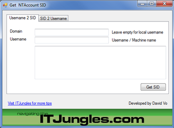 Get NTAccount SID screenshot