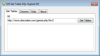 Get Table SQL-Exploit screenshot