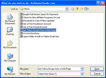 Get Yahoo Group Emails Freeware with Res screenshot