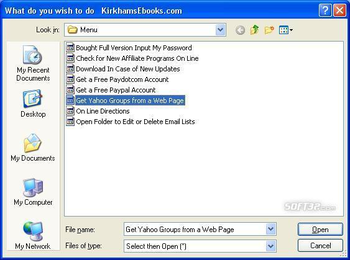 Get Yahoo Group Emails Freeware with Res screenshot 2