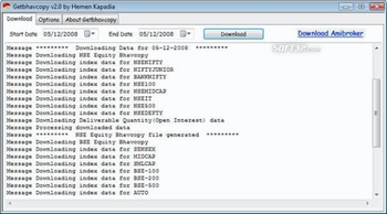 Getbhavcopy: NSE BSE data downloader screenshot 2