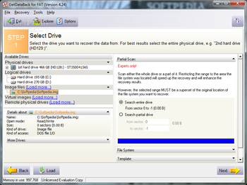 GetDataBack For FAT screenshot