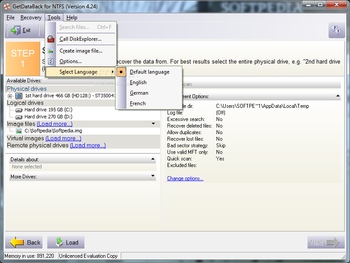 GetDataBack for NTFS screenshot 3