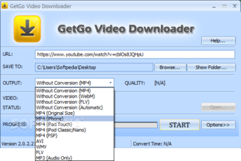 GetGo Video Downloader (formerly GetGo YouTube Downloader) screenshot 3