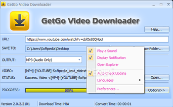 GetGo Video Downloader (formerly GetGo YouTube Downloader) screenshot 4