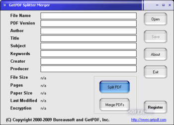 GetPDF Splitter Merger screenshot 3