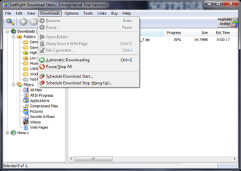GetRight screenshot 3