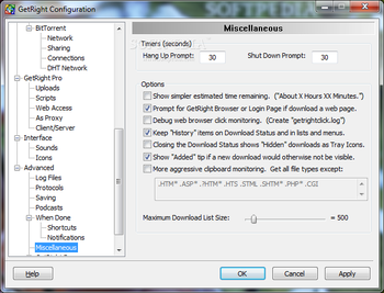 GetRight Pro screenshot 36