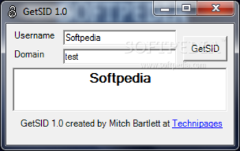 GetSID screenshot