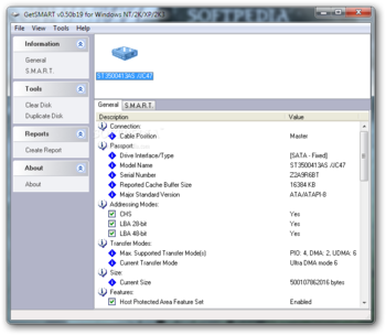 GetSMART screenshot