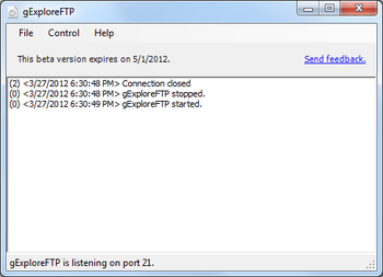 gExploreFTP screenshot