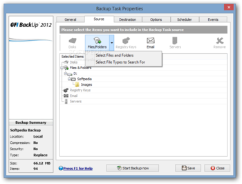 GFI Backup screenshot 4
