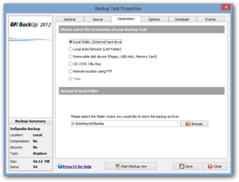 GFI Backup screenshot 5